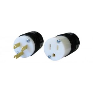 NEMA 5-15R Nylon Male Replacement Receptacle – UL Approved