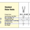 Standard Rebar Hooks