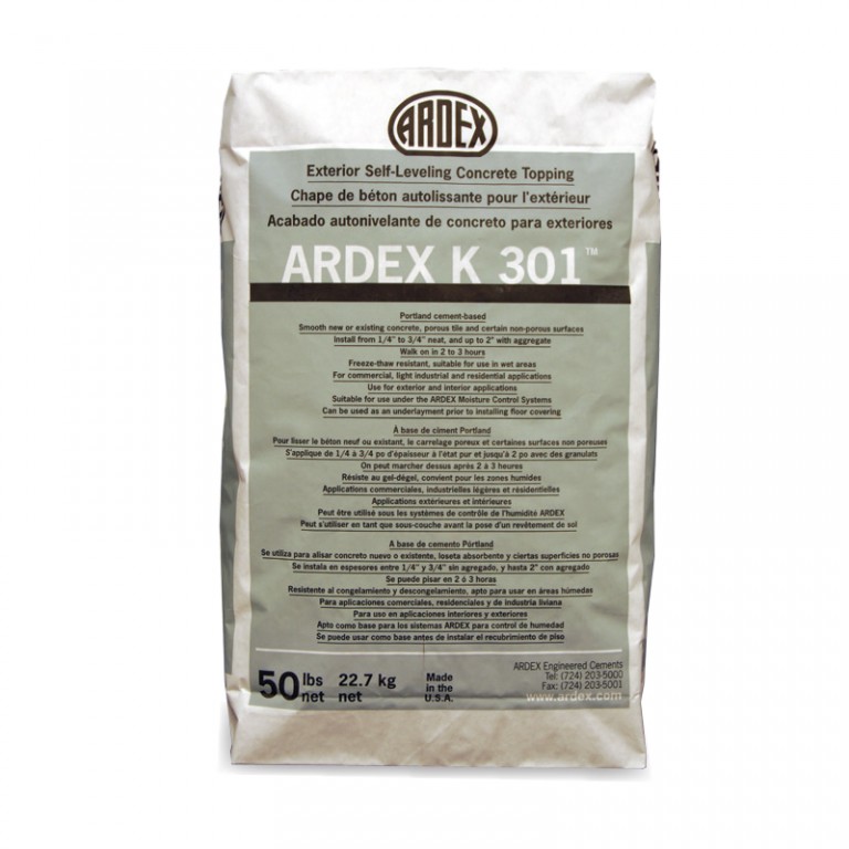 Ardex K301 Exterior SelfLeveling Topping Muller Construction Supply