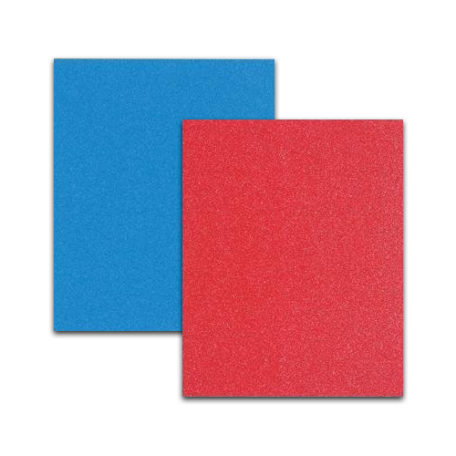 Red Blue Sanding Sheet