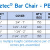 Aztec Bar Chair - PBC Chart