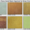 Blush-Tone Acid Stain Applied to Gray Concrete