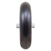 Marathon Industries 00001 8 inch Flat Free Wheelbarrow Tire with Ribbed Tread Side